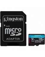 ProductoTarjeta memoria micro sdxc 128gb kingston canvas go uhs - i cl10 r: 170mb - s  w:90mb - sTechnouch