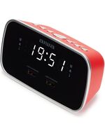 ProductoRadio Reloj Despertador Aiwa CRU-19RD 1.5W RMS 2 x USB Color RojoTechnouch