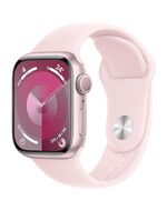 ProductoSmartwatch Apple Watch Series 9 GPS 41mm Caja de Aluminio Rosa con Correa Deportiva Rosa Claro Sport S/M, Color: Rosa, Almacenamiento: 64 GB, Modelo: Apple Watch Serie 9, Pulgadas: 1.7", RAM: 1 GB, Tamaño: 41 mm, Estado: NuevoTechnouch