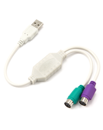 ProductoCABLE ADAPTADOR GEMBIRD USB MACHO A 2x  PS2 HEMBRA BLANCOTechnouch