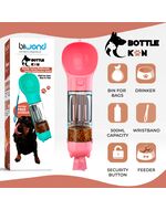 ProductoBotella Multifunción Mascotas Biwond Bottle Kan RosaTechnouch